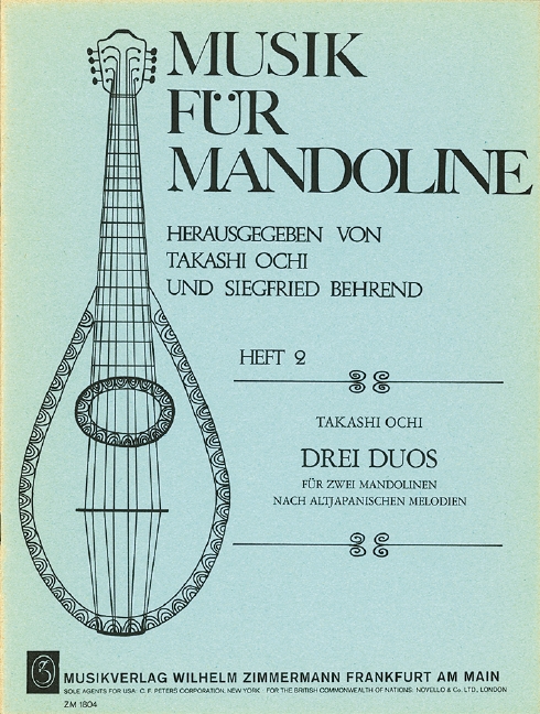 Vorderes Coverbild Drei Duos nach altjapanischen Melodien 2