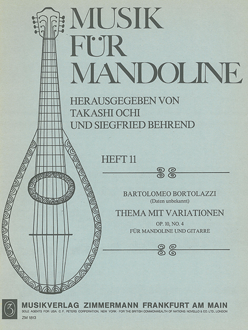 Vorderes Coverbild Thema mit Variationen op. 10/4 11