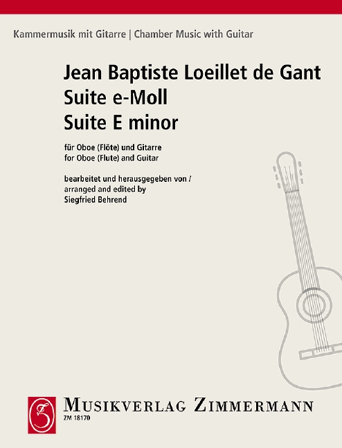Vorderes Coverbild Suite e-Moll 