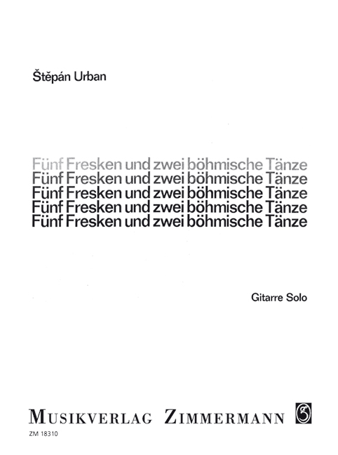 Vorderes Coverbild Fünf Fresken und zwei böhmische Tänze 