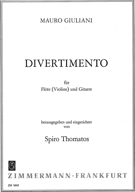 Vorderes Coverbild Divertimento 