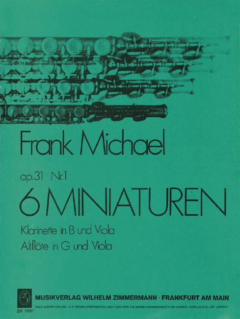 Vorderes Coverbild Sechs Miniaturen op. 31/1 