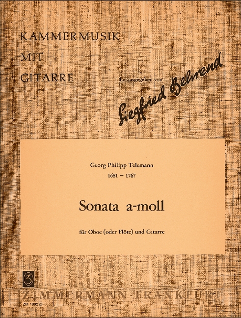 Vorderes Coverbild Sonata a-Moll 