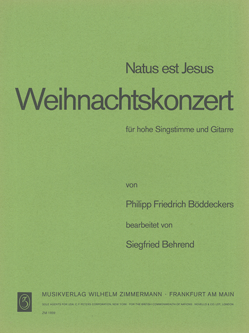 Vorderes Coverbild Natus est Jesus 