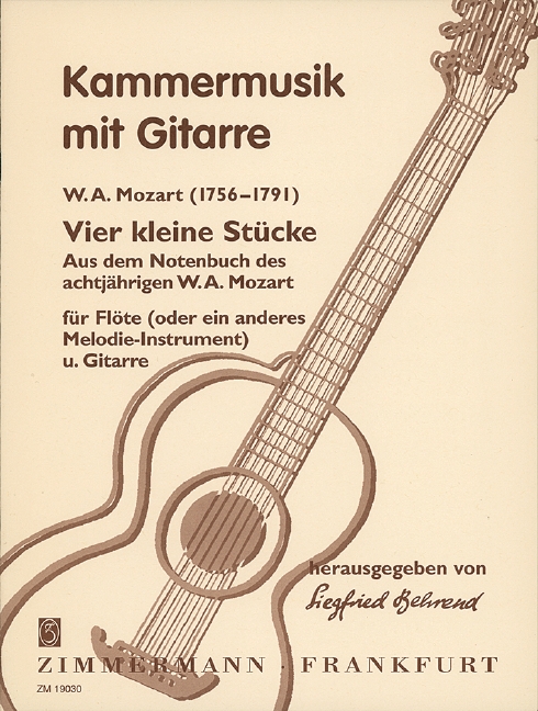 Vorderes Coverbild Vier kleine Stücke 