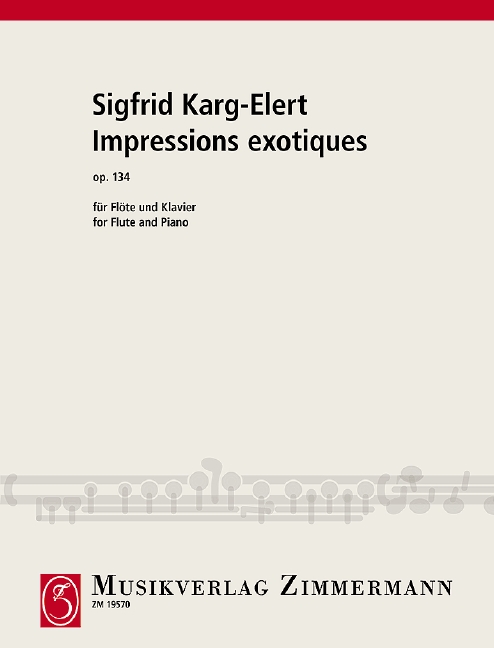 Vorderes Coverbild Impressions exotiques op. 134 