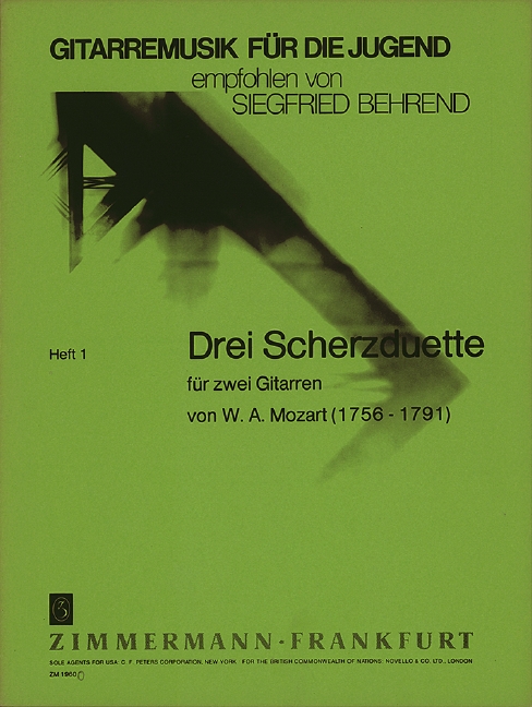 Vorderes Coverbild Drei Scherzduette 1