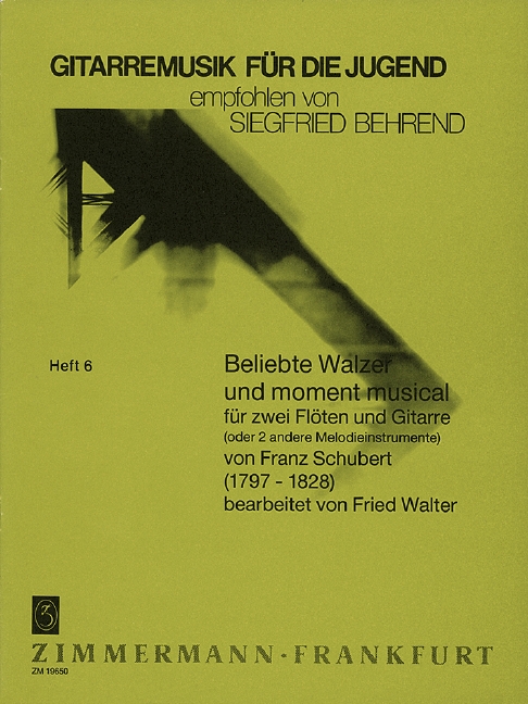 Vorderes Coverbild Beliebte Walzer und moment musical 6