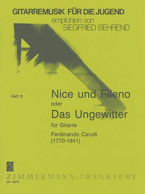 Vorderes Coverbild ”Nice und Fileno“ oder ”Das Ungewitter“ op. 2 8