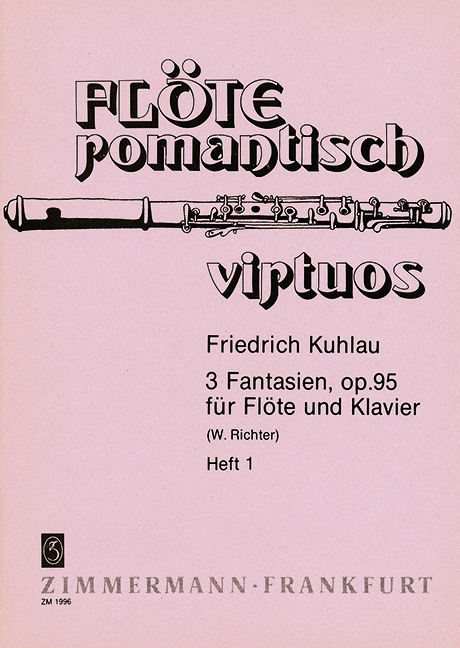 Vorderes Coverbild Drei Fantasien op. 95 Heft 1