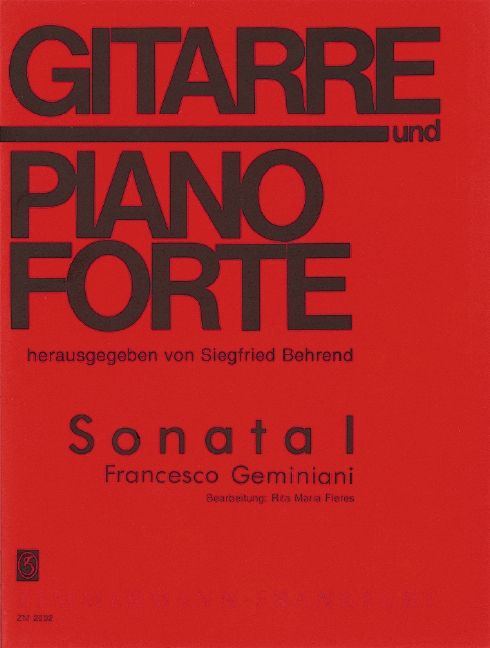 Vorderes Coverbild Sonata I 