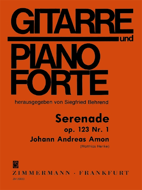 Vorderes Coverbild Serenade op. 123/1 
