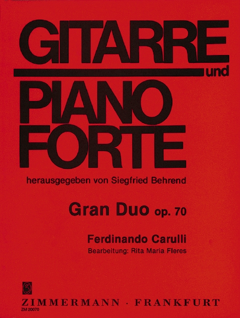 Vorderes Coverbild Gran Duo op. 70 