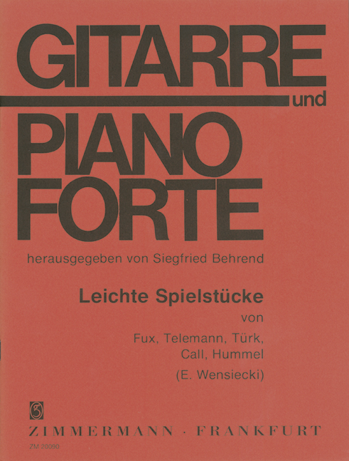 Vorderes Coverbild Leichte Spielstücke 