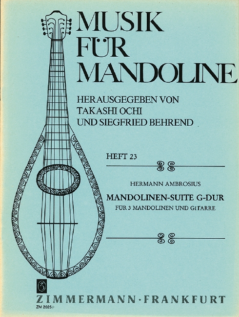 Vorderes Coverbild Mandolinen-Suite G-Dur 23
