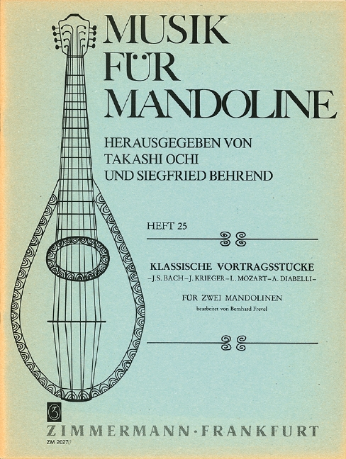 Vorderes Coverbild Klassische Vortragsstücke 25