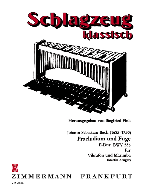 Vorderes Coverbild Praeludium und Fuge F-Dur BWV 556 