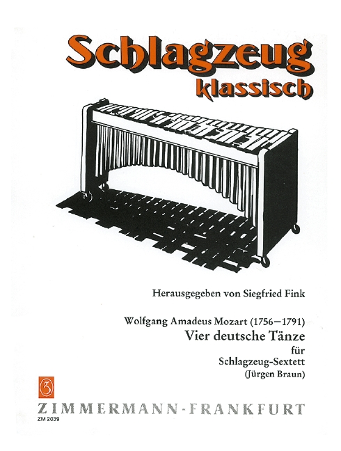 Vorderes Coverbild Vier deutsche Tänze 
