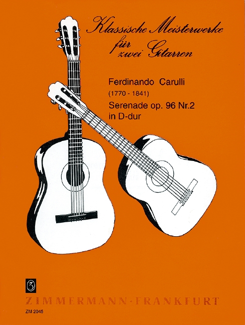Vorderes Coverbild Serenade D-Dur op. 96/2 