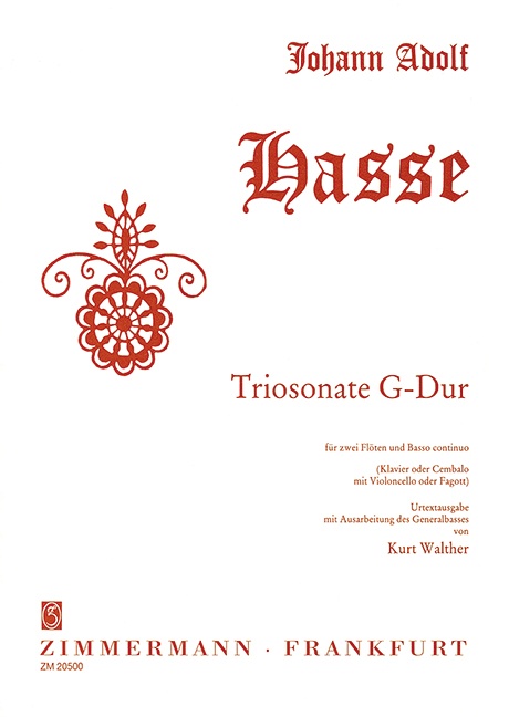Vorderes Coverbild Triosonate G-Dur 