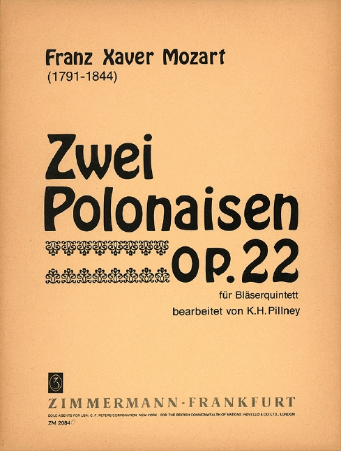 Vorderes Coverbild Zwei Polonaisen op. 22 
