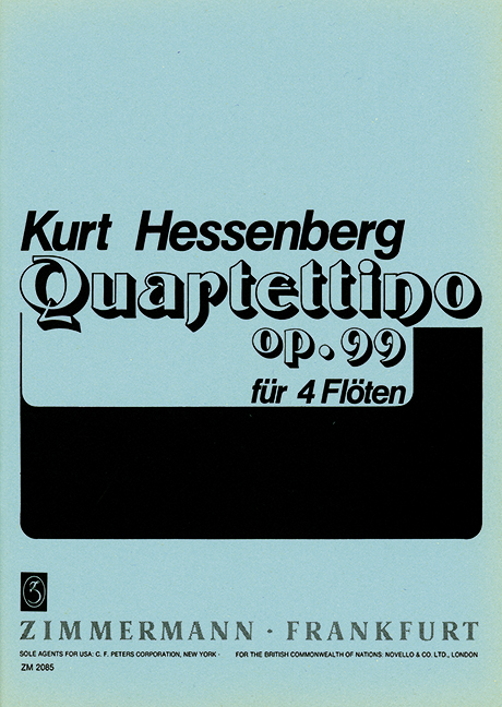 Vorderes Coverbild Quartettino op. 99 