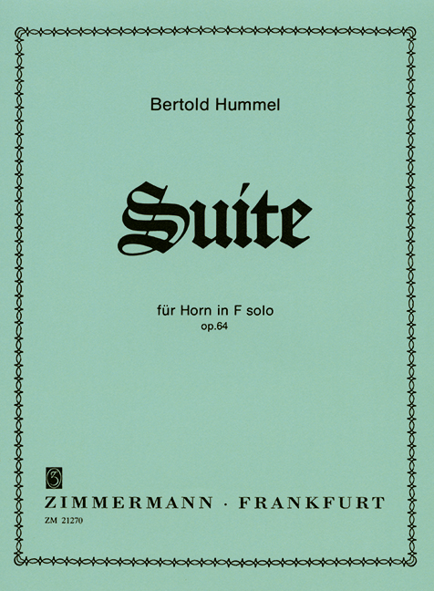 Vorderes Coverbild Suite op. 64 