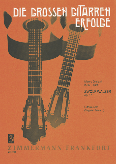 Vorderes Coverbild Zwölf Walzer op. 57 