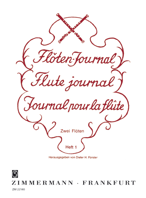 Vorderes Coverbild Flöten-Journal Heft 1