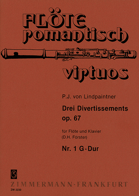 Vorderes Coverbild Drei Divertissements op. 67/1 