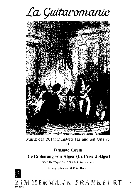 Vorderes Coverbild ”Die Eroberung von Algier“ op. 327 II