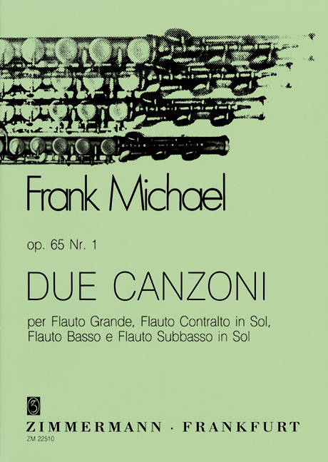 Vorderes Coverbild Due Canzoni op. 65/1 