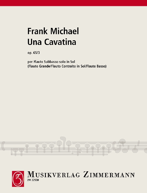 Vorderes Coverbild Una Cavatina op. 65/3 