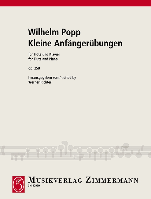 Vorderes Coverbild Kleine Anfängerübungen op. 258 