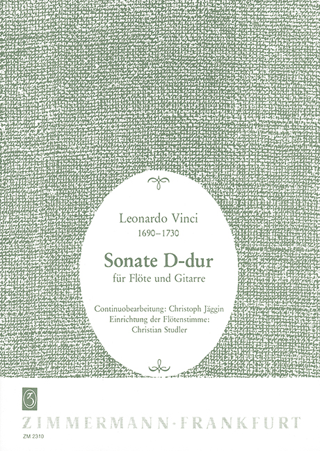 Vorderes Coverbild Sonate D-Dur 