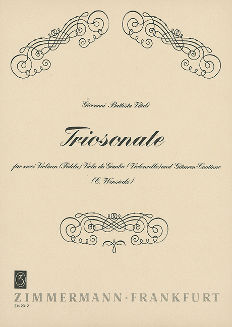 Vorderes Coverbild Triosonate 