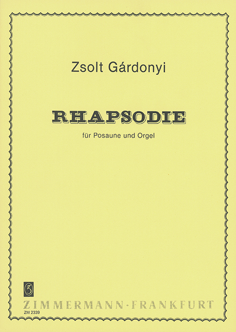 Vorderes Coverbild Rhapsodie 
