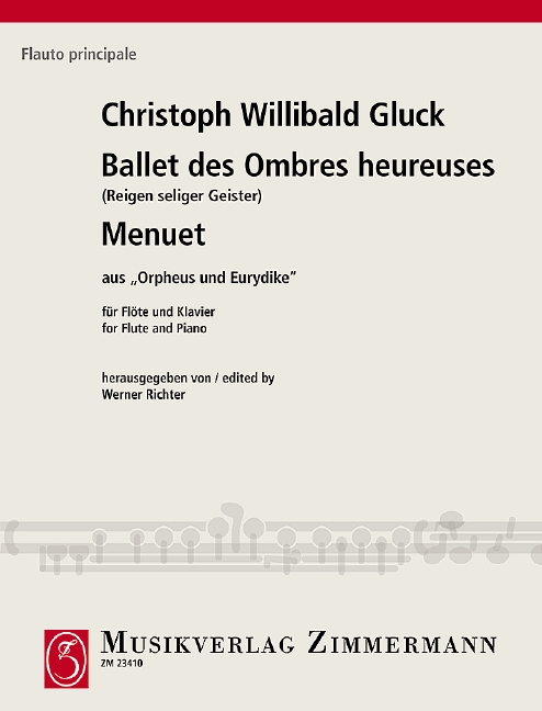 Vorderes Coverbild Ballet des Ombres heureuses (Reigen seliger Geister) und Menuett 