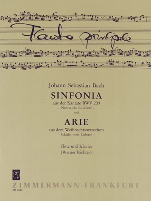 Vorderes Coverbild Sinfonia aus der Kantate BWV 209 BWV 209 / BWV 248 