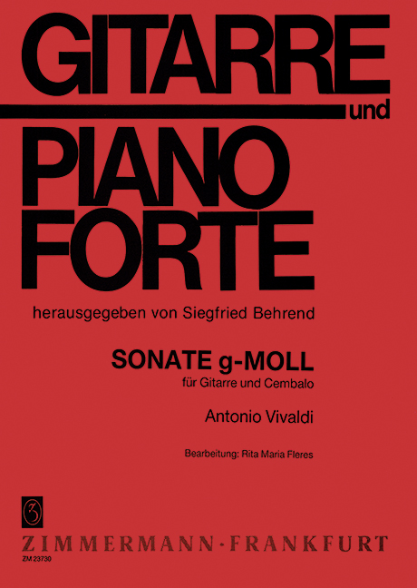 Vorderes Coverbild Sonate g-Moll 