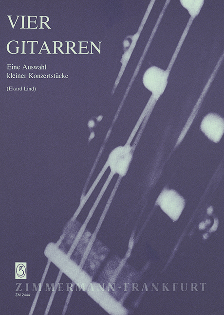 Vorderes Coverbild Vier Gitarren 