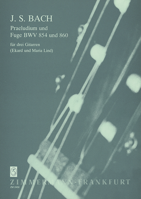 Vorderes Coverbild Praeludium und Fuge BWV 854 /BWV 860 