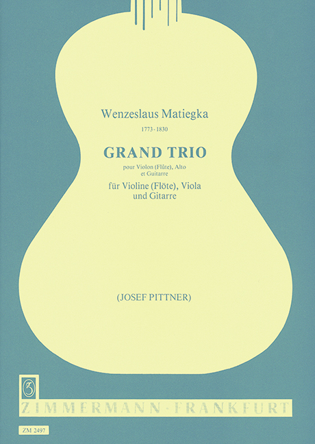 Vorderes Coverbild Grand Trio op. 15 