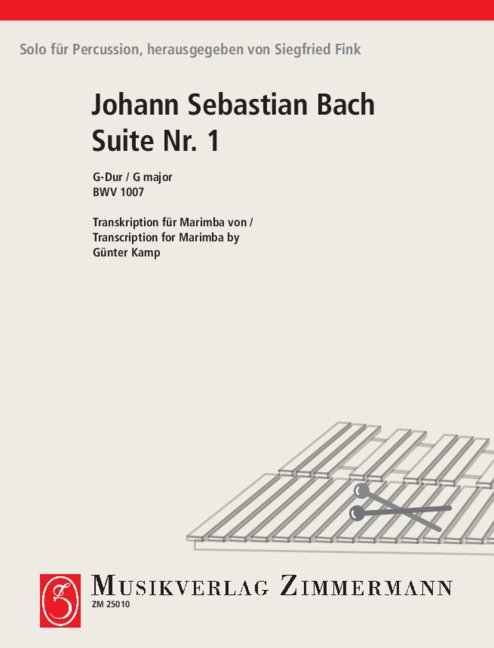 Vorderes Coverbild Suite Nr. 1 G-Dur BWV 1007 