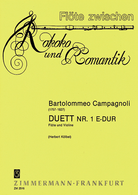 Vorderes Coverbild Duett Nr. 1 E-Dur 
