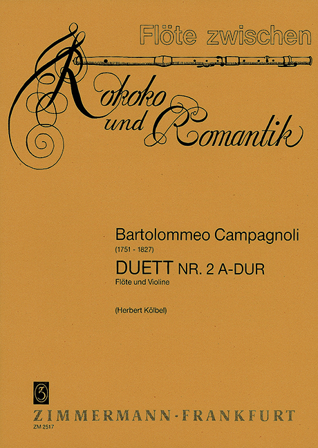 Vorderes Coverbild Duett Nr. 2 A-Dur 