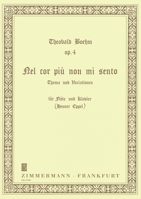 Vorderes Coverbild Nel cor più non mi sento op. 4 