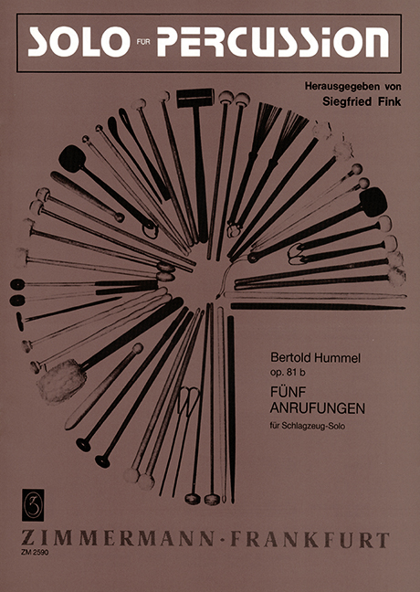 Vorderes Coverbild Fünf Anrufungen op. 81b 