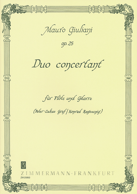 Vorderes Coverbild Duo concertant op. 25 