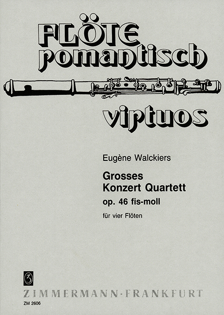 Vorderes Coverbild Großes Konzert Quartett fis-Moll op. 46 